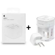 تصویر شارژر دیواری 20 وات اپل مدل B/A به همراه هادرون Apple 20W Power Adapter B/A ORG