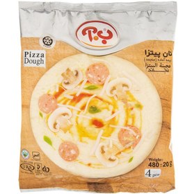 تصویر ب آ نان پیتزا4عددی 480گ 