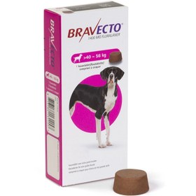 تصویر قرص ضد کک و کنه و جرب سگ براوکتو (برای وزن 40 تا 56 کیلو) Bravecto - Flea and tick chew for dogs