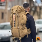 تصویر کوله پشتی تاکتیکال بابوس مدل F605 ظرفیت ۸۰ لیتر 