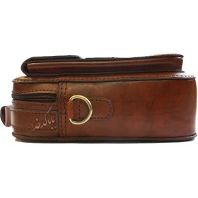 تصویر کیف دوشی چرم مدل آلنو 