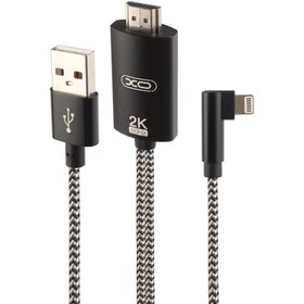 تصویر کابل تبدیل XO XO-GB008 Lightning To HDMI 1.8m 