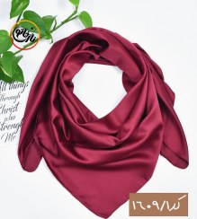 تصویر روسری ساتن ساده رنگی 