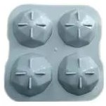 تصویر قالب یخ کروی 2عددی 