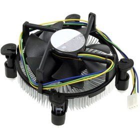 تصویر فن CPU LGA با سوکت 775 و 1155 CPU Cooler Fan With Aluminum Heatsink