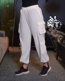 تصویر شلوار کارگو سه رنگ دو سایز کد 7060 Cargo pants, three colors, two sizes, code 7060