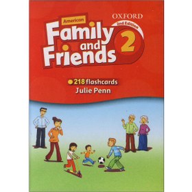 تصویر فلش کارت امریکن فمیلی اند فرندز ویرایش دوم Flashcards American Family and Friends 2 Second Edition 