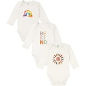 تصویر بادی نوزادی نیل کوک مدل Be Kind بسته 3 عددی 