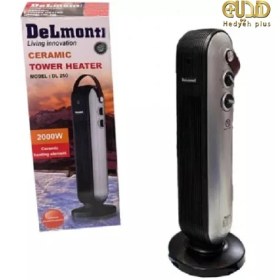 تصویر هیتر چرخشی 2000 وات دو حالته دلمونتی Delmonti DL250 Delmonti DL 250 2000W CERAMIC TOWER HEATER HEATING ELEMENT