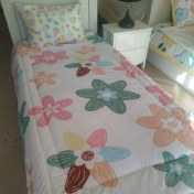 تصویر ست روتختی یک نفره گل گلی ریز برند ایپک 