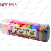 تصویر خمیر بازی ۱۲ رنگ سوپر کلی 