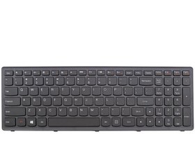 تصویر صفحه کلید لپ تاپ لنوو Ideapad Z510 Keyboard Lenovo Ideapad Z510 With Frame with backlite