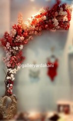 تصویر اجرای پروژه درخت شکوفه مصنوعی با ریشه کیوی 