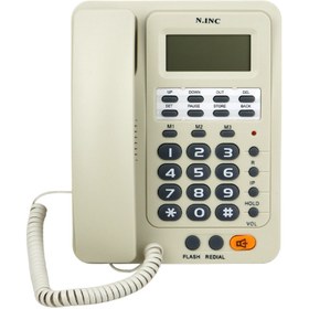 تصویر تلفن رومیزی ان.اینک N.INC KX-T6009CID N.INC KX-T6009CID telephone