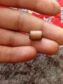 تصویر مهره قدیمی کهربا 