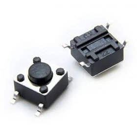 تصویر کلید میکرو سوییچ فشاری مشکی TACT SWICH 