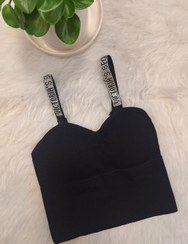 تصویر کراپ بند ویکتوریا 8812 رنگ مشکی 