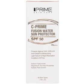 تصویر فلوئید ضد آفتاب ویتامین سی پرایم SPF50 (بی رنگ) Prime