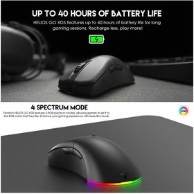 تصویر موس بی سیم گیمینگ فنتک Helios Go XD5 ا FANTECH Helios Go XD5 Wireless RGB Gaming Mouse FANTECH Helios Go XD5 Wireless RGB Gaming Mouse