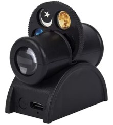 تصویر مینی پروژکتور کهکشان گلکسی با ۱۵ طرح نوری و شارژی 