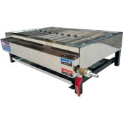 تصویر کباب پز گازی ۱۰ شعله تمام استیل 