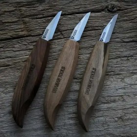 تصویر چاقوی چوب تراشی اورامان مدل مستقیم SD3 