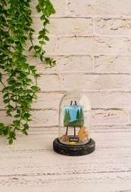 تصویر گوی دکوری طرح نقاش کوچک 