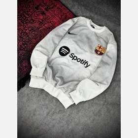 تصویر سویشرت ورزشی بارسا مشکی 