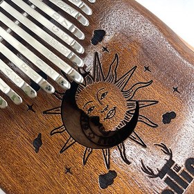 تصویر کالیمبا ۱۷ تیغه مدل K17TSM حفره ماه و خورشید 