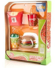 تصویر اسباب بازی «فست‌فود - برگر و سیب‌زمینی» Zingo Toys Fast food - burgers and fries