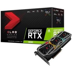 تصویر کارت گرافیک پی ان وای GeForce RTX 3090 24G XLR8 Gaming RGB PNY GeForce RTX3090 24G XLR8 Gaming RGB Graphics Card