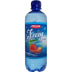 تصویر نوشابه گازدار بی رنگ با طعم توت فرنگی دالاس 500 میلی Dallas Strawberry Flavored Colorless Carbonated Drink 500 ml