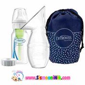 تصویر شیردوش دستی سیلیکونی دکتر براونز 