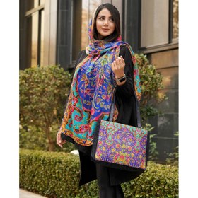 تصویر ست کیف و شال زنانه بهار کد 13 Bahar Women Bag and Shawl Set Code 13