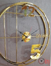 تصویر ساعت دیواری مدرن مدل Number کد ۶۱۵ 