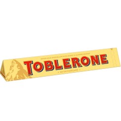 تصویر تابلرون شیر شکلات با عسل و مغز بادام 100 گرم | Toblerone milk chocolate with honey and almond nougat 