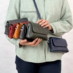 تصویر کیف دستی چرم زنانه مدل مونیکا 