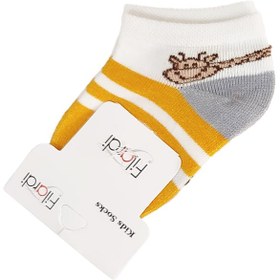 تصویر جوراب نوزادی طرح زرافه گردن دراز فیلاردی Filardi Filardi Long Necked Giraffe Baby Socks