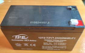 تصویر باتری ۱۲ ولت ۷ آمپر یو پی اس ups. 2024 UPS battery 7.2 amp