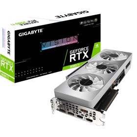 تصویر کارت گرافیک استوک گیگابایت GeForce RTX 3080 Ti VISION OC 12G ظرفیت 12 گیگابایت Gigabyte GeForce RTX 3080 Ti