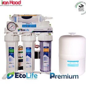 تصویر دستگاه تصفیه کننده آب اکولایف تایوانی مدل پریمیوم Ecolife Premium 