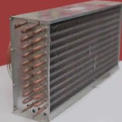 تصویر کندانسور برقی مسی با فن پرقدرت - سایز ۷ Electric condenser with copper tube and powerful fan