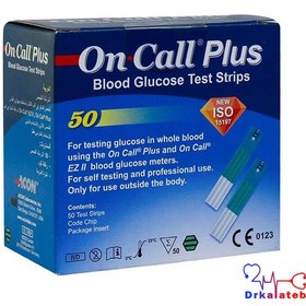 تصویر نوار تست قند خون آنکال پلاس On call plus 