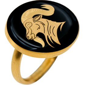 تصویر انگشتر گرد اونیکس دی 