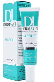 تصویر درمالیفت کرم متعادل کننده چربی رنگی مناسب پوست های چرب و جوشدار DERMALIFT SEBOLIFT ACNEIC&GREASY SKIN