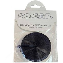 تصویر چسب اکستنشن کراتین رولی مشکی سوکپ 3 متری Socap 