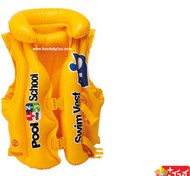 تصویر جلیقه بادی اینتکس مدل Pool School کد 58660 ا Intex Inflatable Pool School Swim Vest Intex Inflatable Pool School Swim Vest