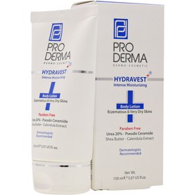 تصویر لوسیون بدن حاوی 20 درصد اوره پرودرما HYDRAVEST PRO DERMA 