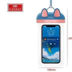 تصویر کاور ضدآب موبایل ارلدام Earldom Mobile Waterproof Bag ET-S5 