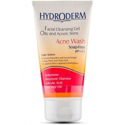 تصویر ژل شستشو پوست چرب هیدرودرم ۱۵۰ میلی لیتر _ Hydroderm Acne Wash Gel ۱۵۰ ml 